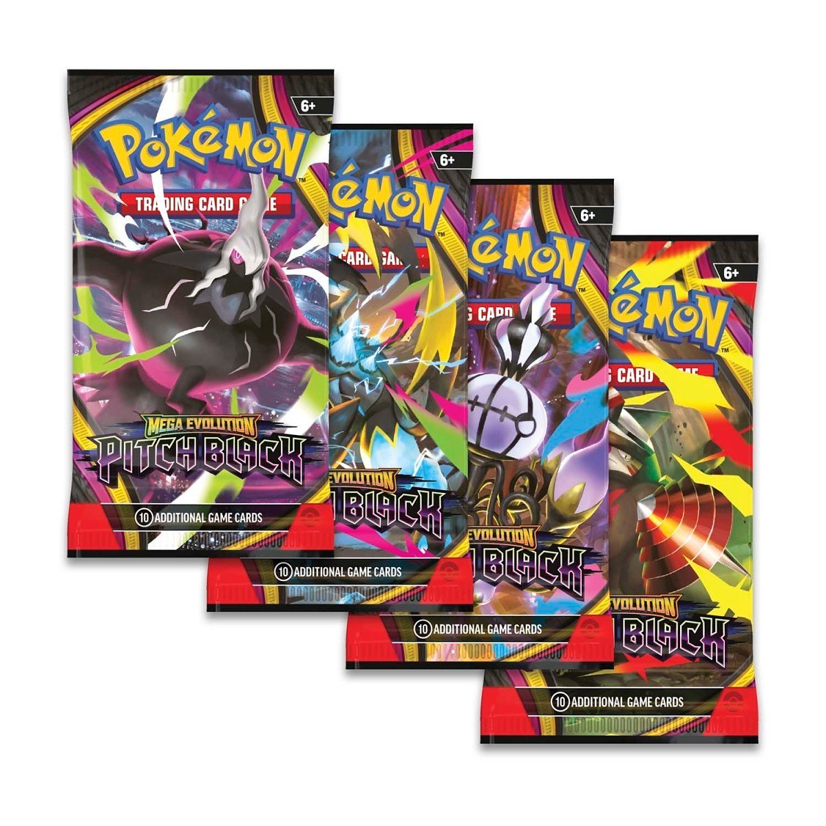 Pokémon TCG: Mega Evolution - Pitch Black Booster Bundle (6 Packs) (PRE-ORDER)